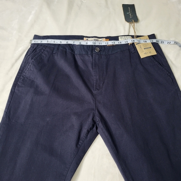 Tailor Vintage Navy Blue Mens Pants. 38x32. Stretch. Cotton Blend - Picture 10 of 16